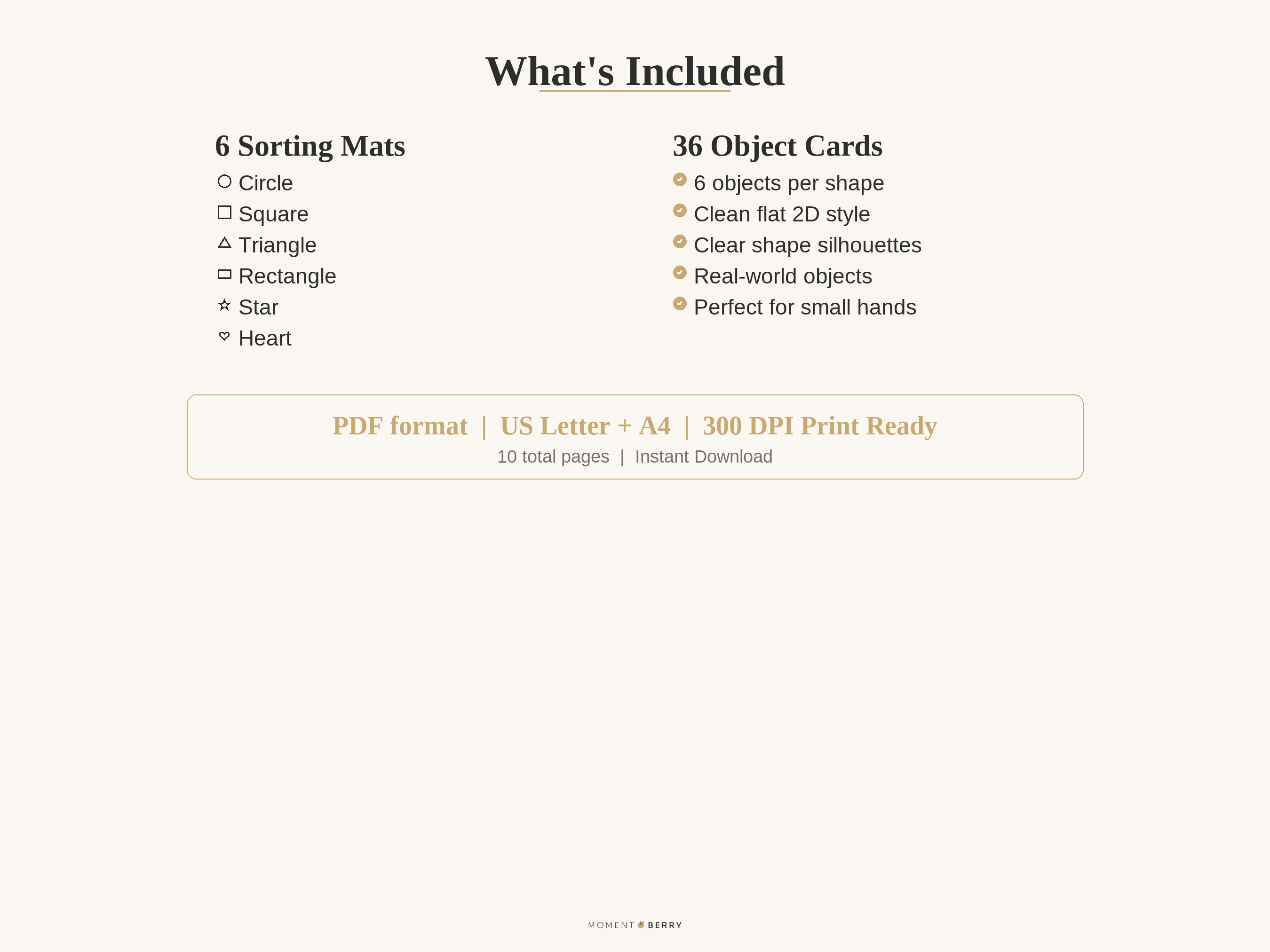 What's Included