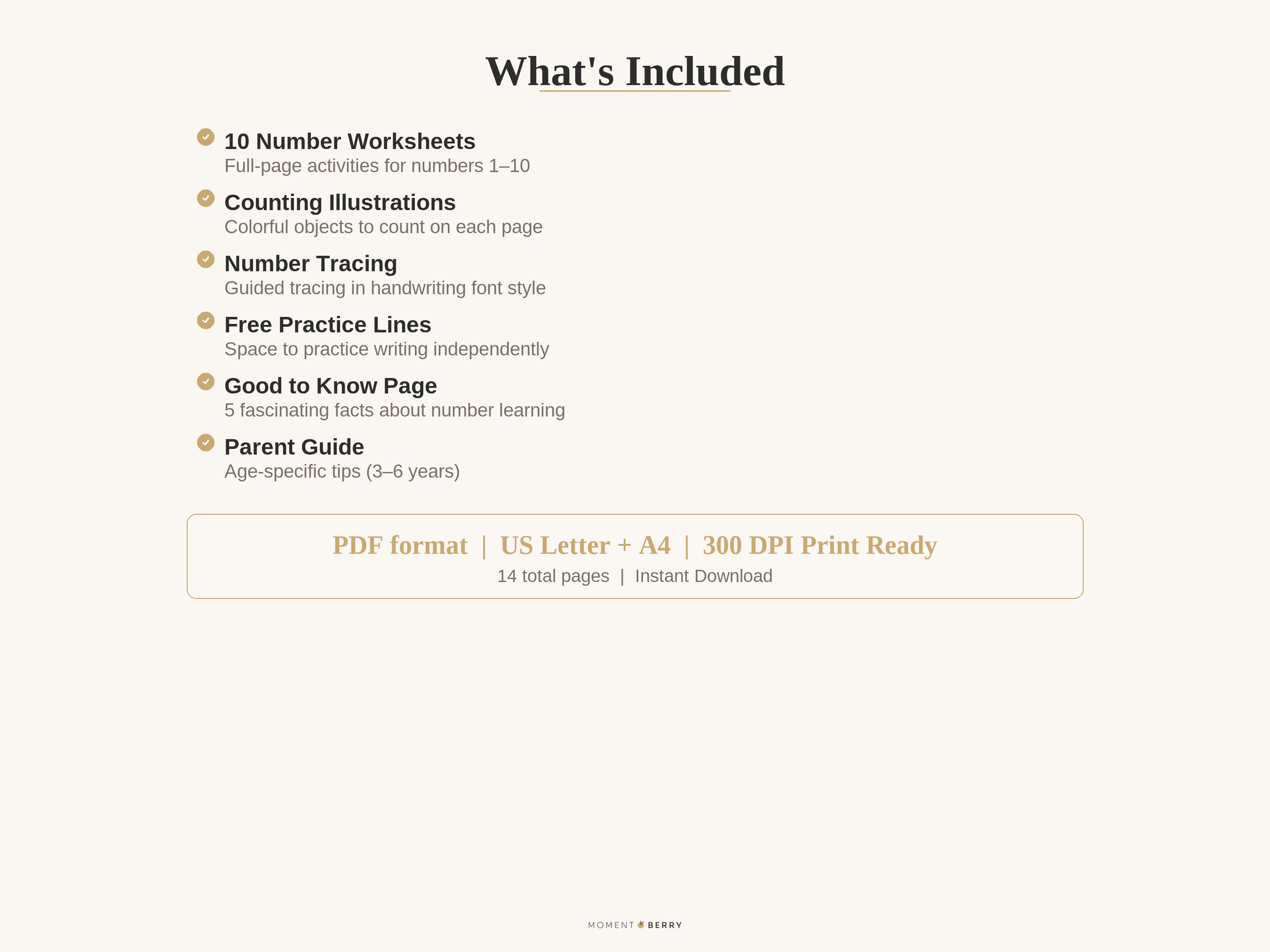 What's Included